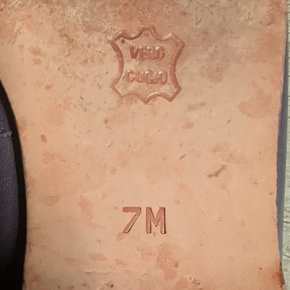 Vintage Enzo Angiolini Liberty Leather Loafers - Purple, Light Purple, Brown - Picture 5 of 6